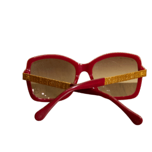 Red CHANEL Sunglasses