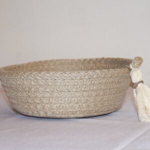 Beige Cotton Cord Plate
