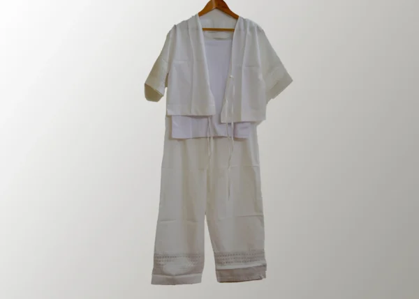 Cozy Dreams White Pajamas - Image 2