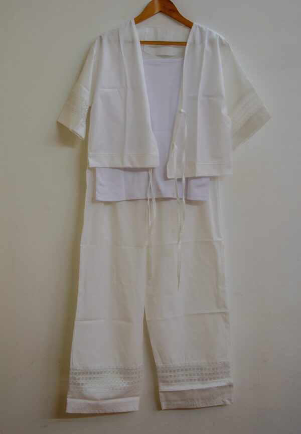 Cozy Dreams White Pajamas - Image 3
