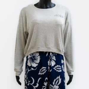 Cozy Dreams Grey pajamas with Dark Blue pants